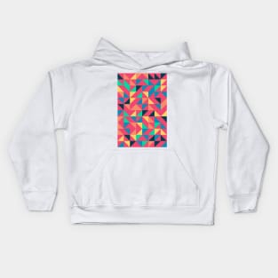 Creative Geometric Colourful Triangle Pattern #29 Kids Hoodie